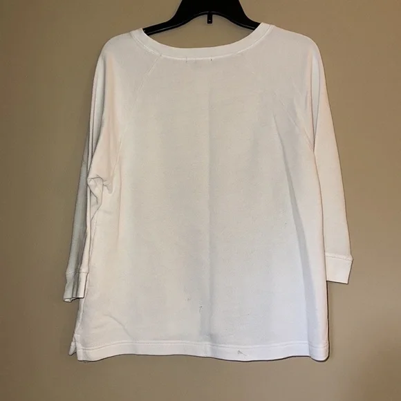 Ralph Lauren White Long Sleeve Sweater - Picture 2 of 4